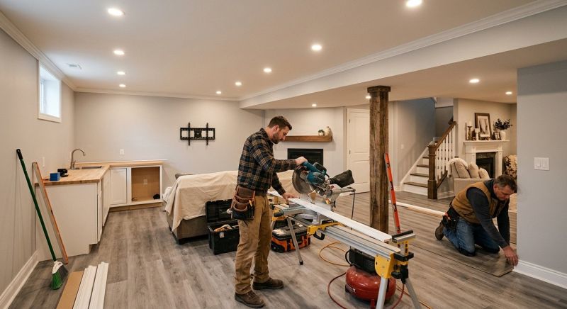 Basement Remodeling Ideas In Enfield