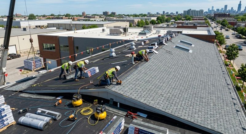 Commercial Asphalt Roof Installation