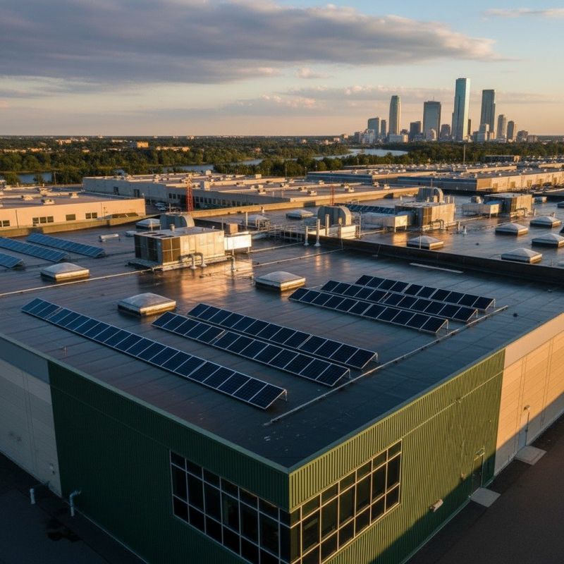 Commercial Asphalt Roof Installation