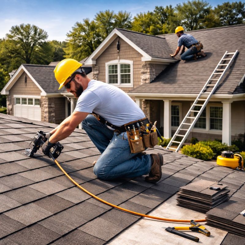 Composite Roof Installation