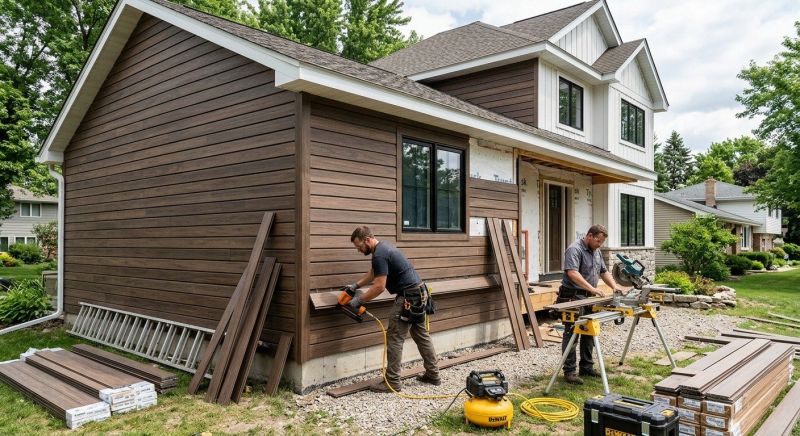 Composite Wood Siding Replacement