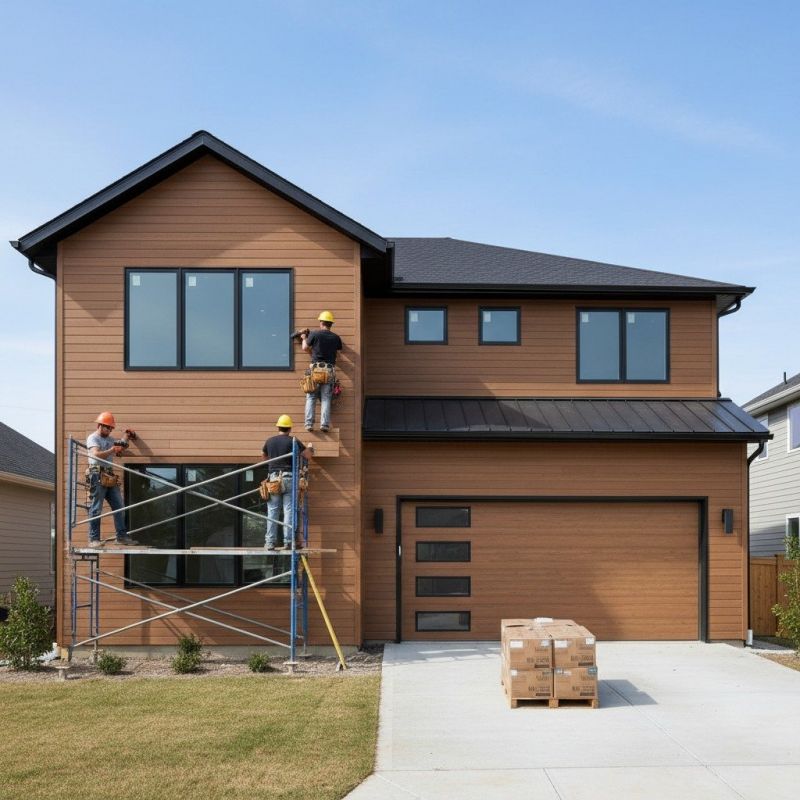 Composite Wood Siding Replacement