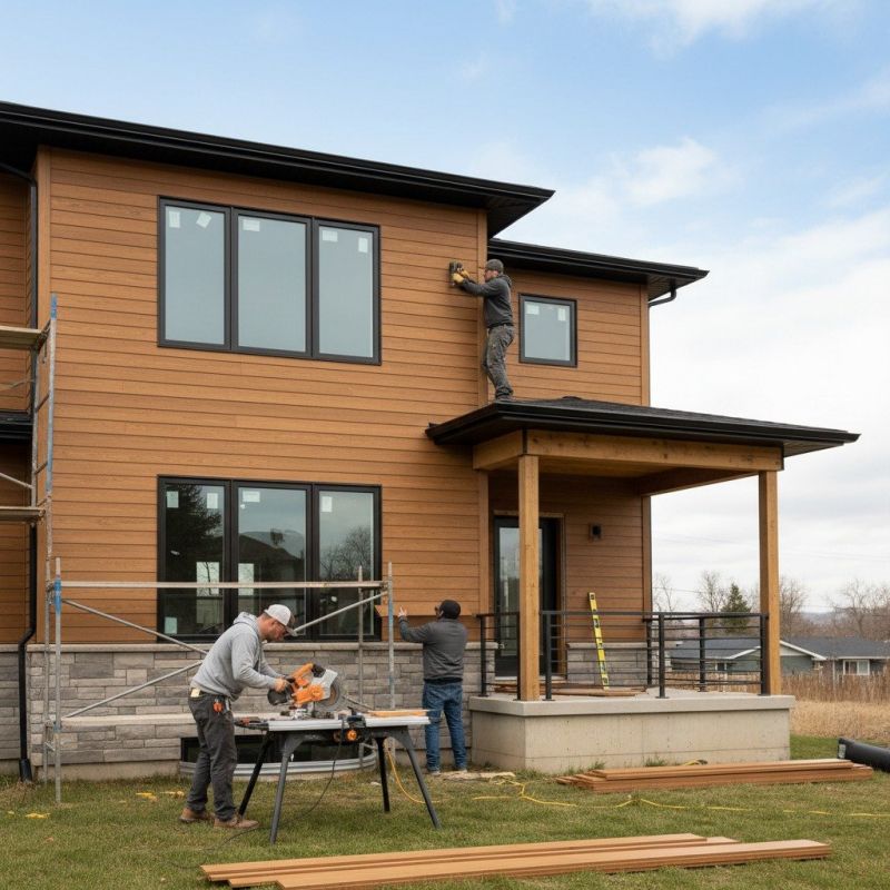 Composite Wood Siding Replacement