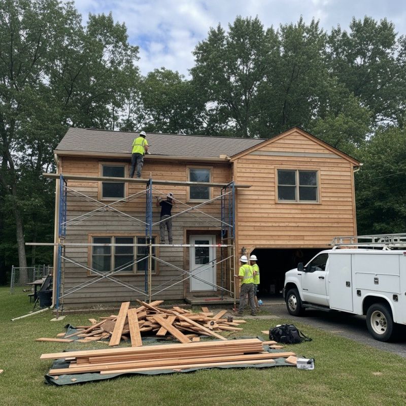 Composite Wood Siding Replacement
