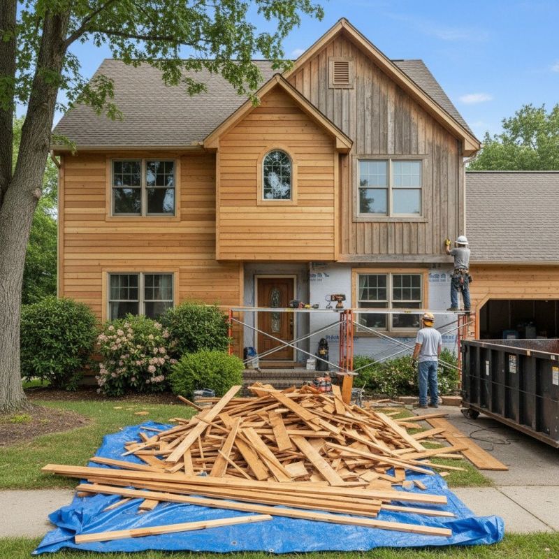 Composite Wood Siding Replacement