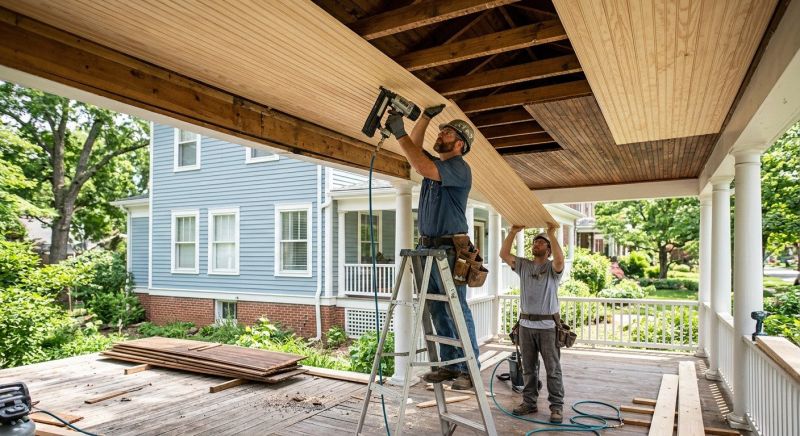Wood Porch Installation