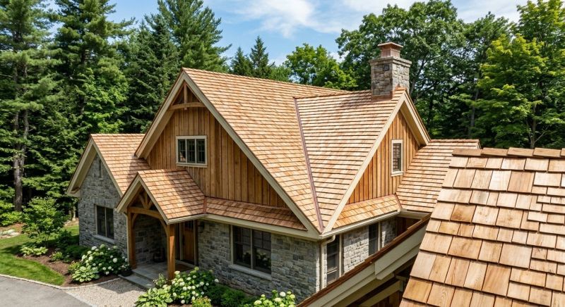 Wood Shake Roof Installation In Enfield