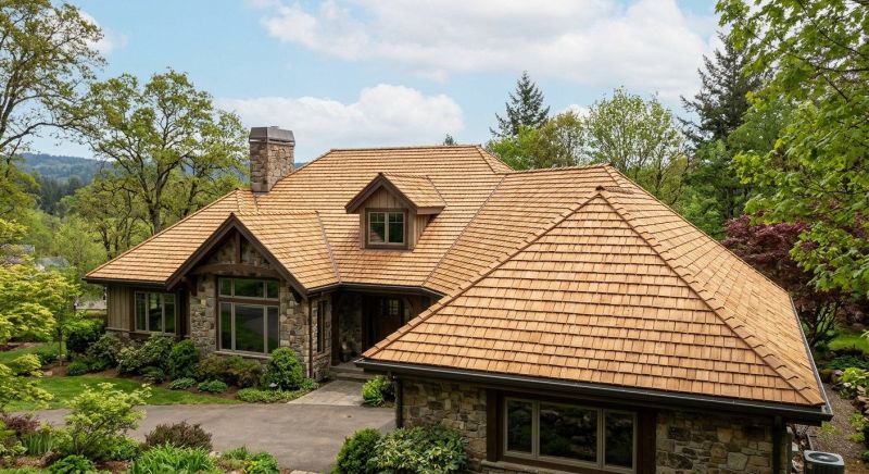Wood Shake Roof Installation In Enfield