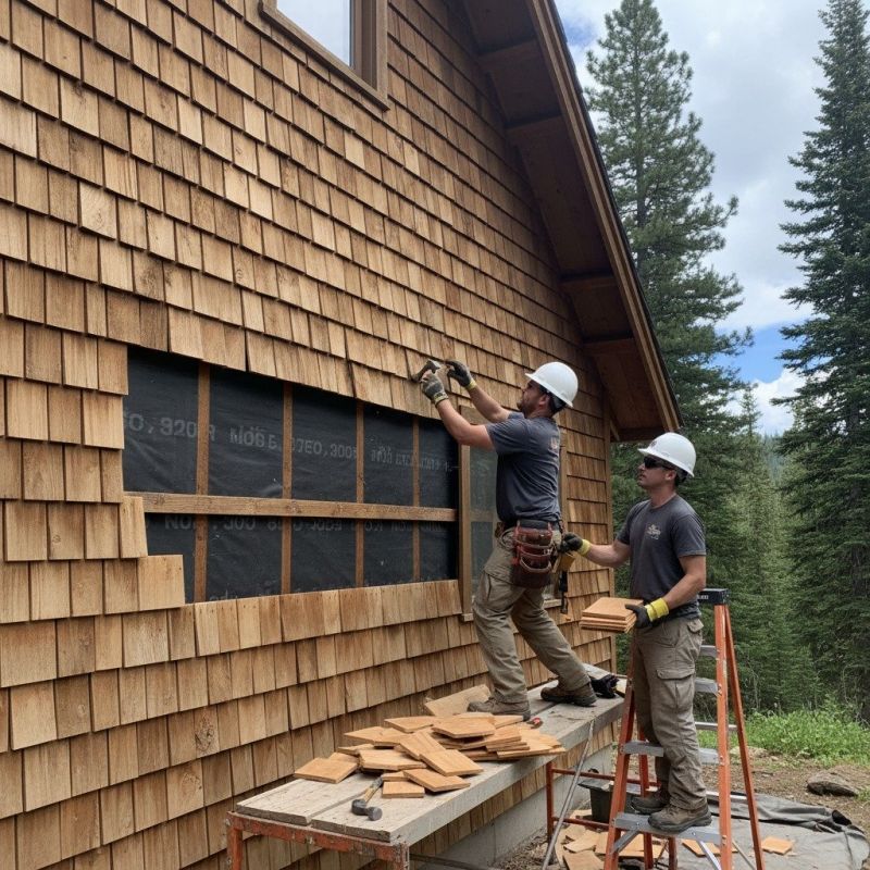 Wood Shake Siding Replacement