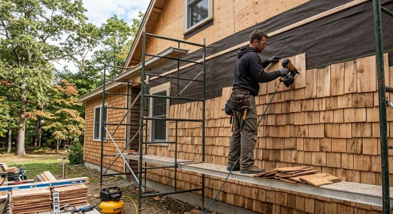 Wood Siding Installation