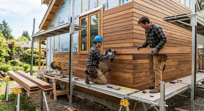 Wood Siding Installation