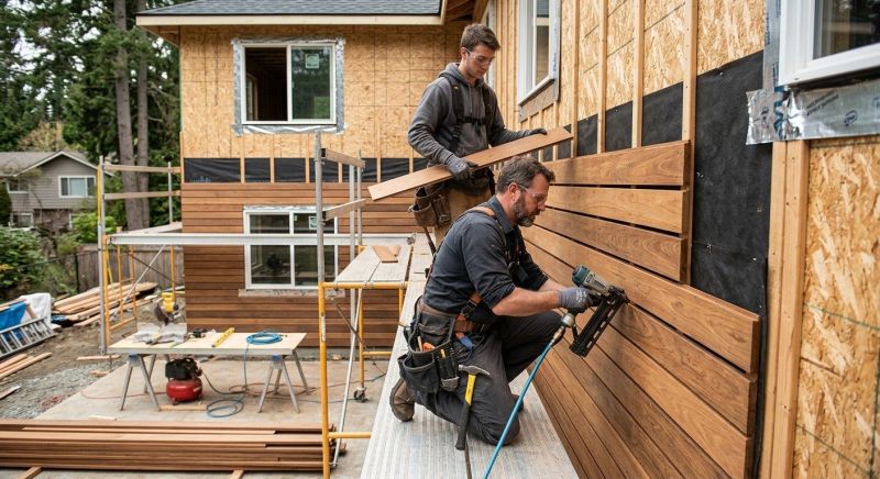 Wood Siding Installation