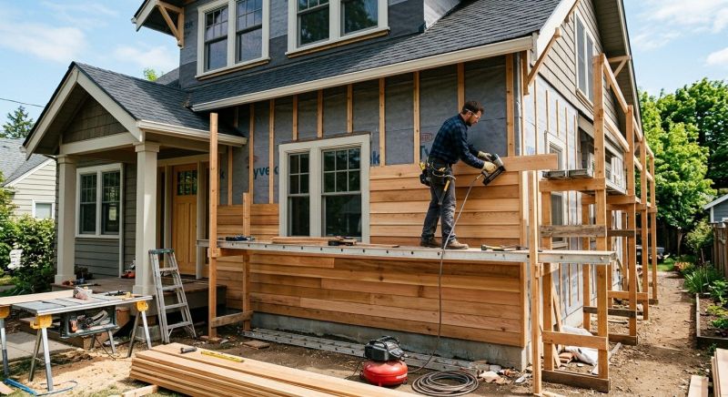 Wood Siding Installation