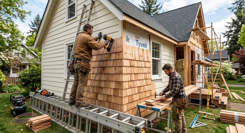 Wood Siding Installation