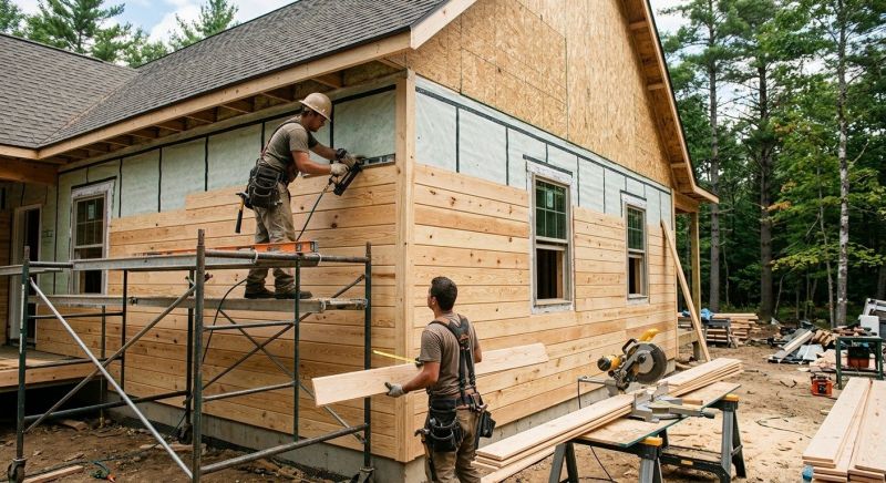 Wood Siding Installation