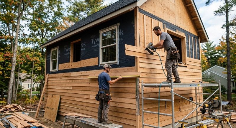 Wood Siding Installation