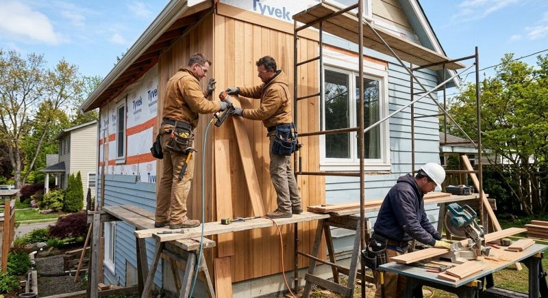 Wood Siding Installation