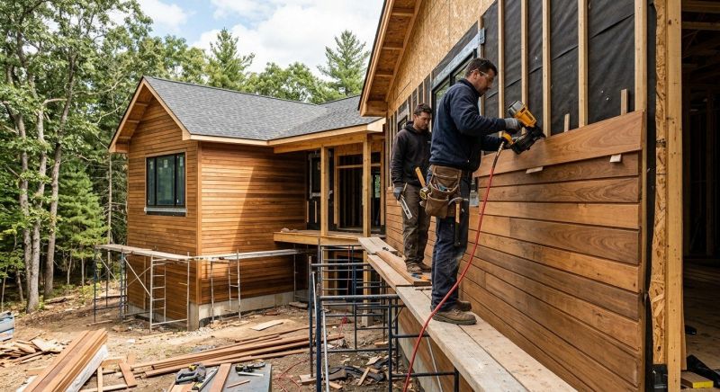 Wood Siding Installation