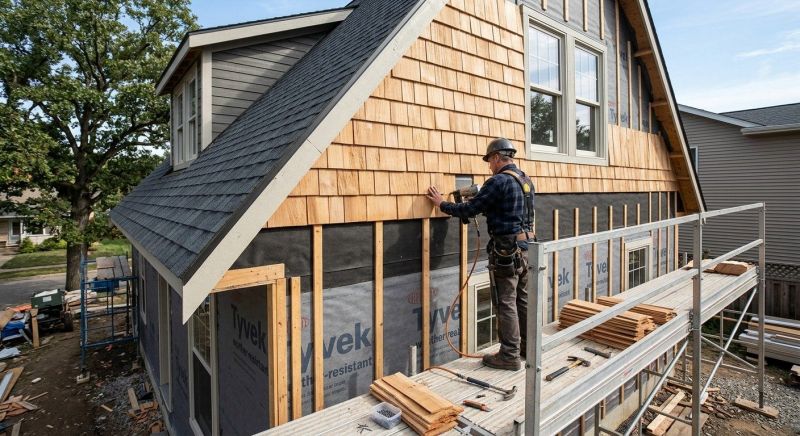Wood Siding Installation