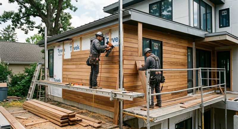 Wood Siding Installation