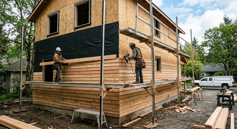 Wood Siding Installation