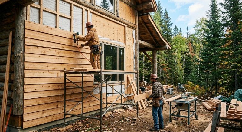 Wood Siding Installation