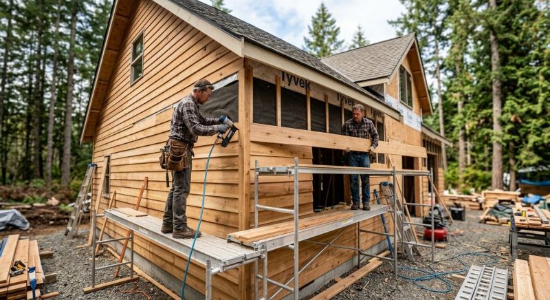 Wood Siding Installation