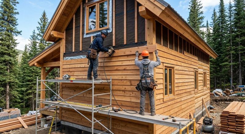 Wood Siding Installation