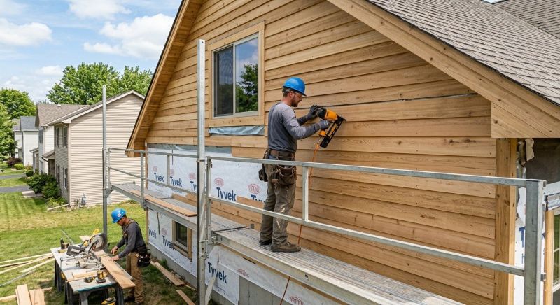 Wood Siding Installation