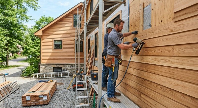 Wood Siding Installation