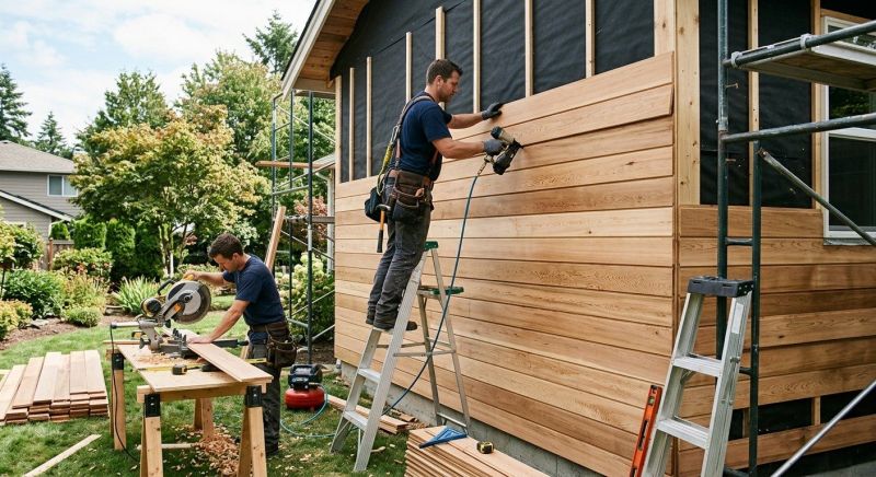 Wood Siding Installation