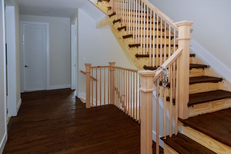 Wood Stairs And Railings Installation