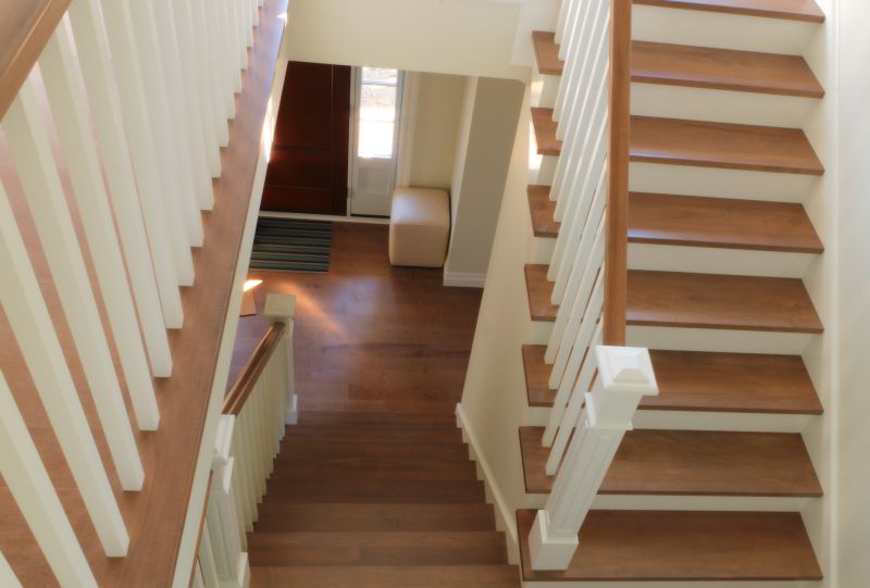 Wood Stairs And Railings Installation