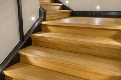 Wood Stairs And Railings Installation