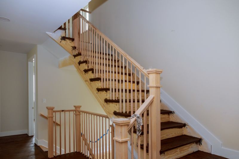 Wood Stairs And Railings Installation