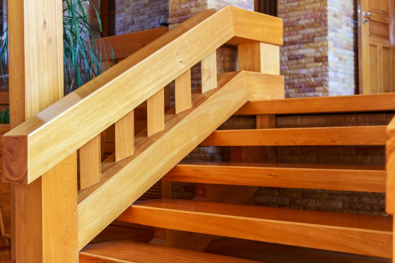 Wood Stairs And Railings Installation